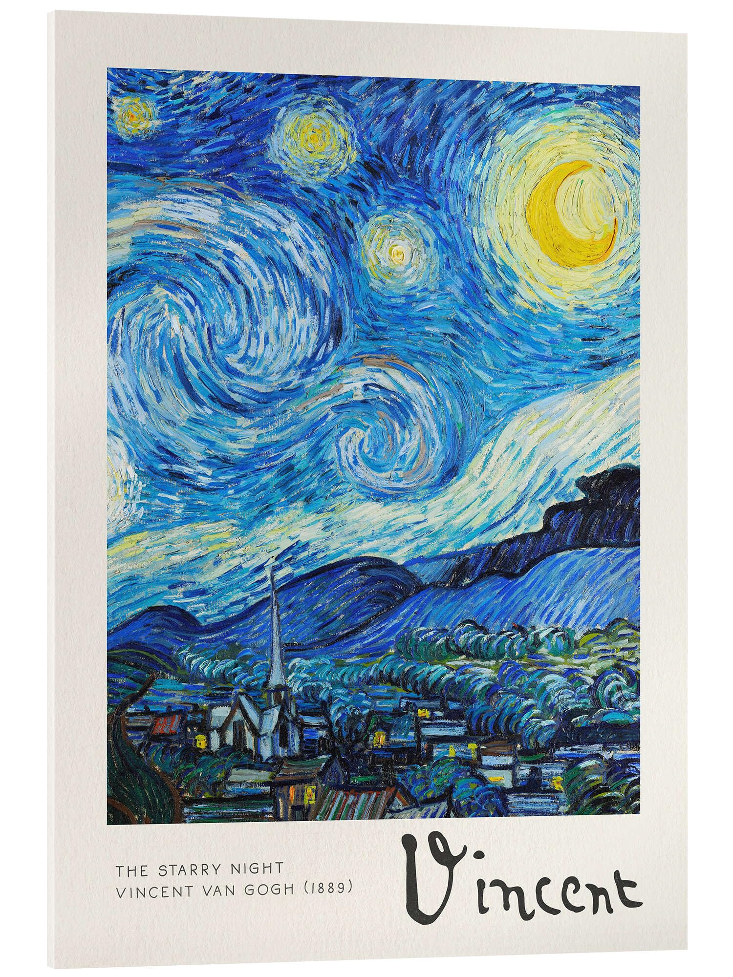 Posterlounge Die Sternennacht Acrylglasbild