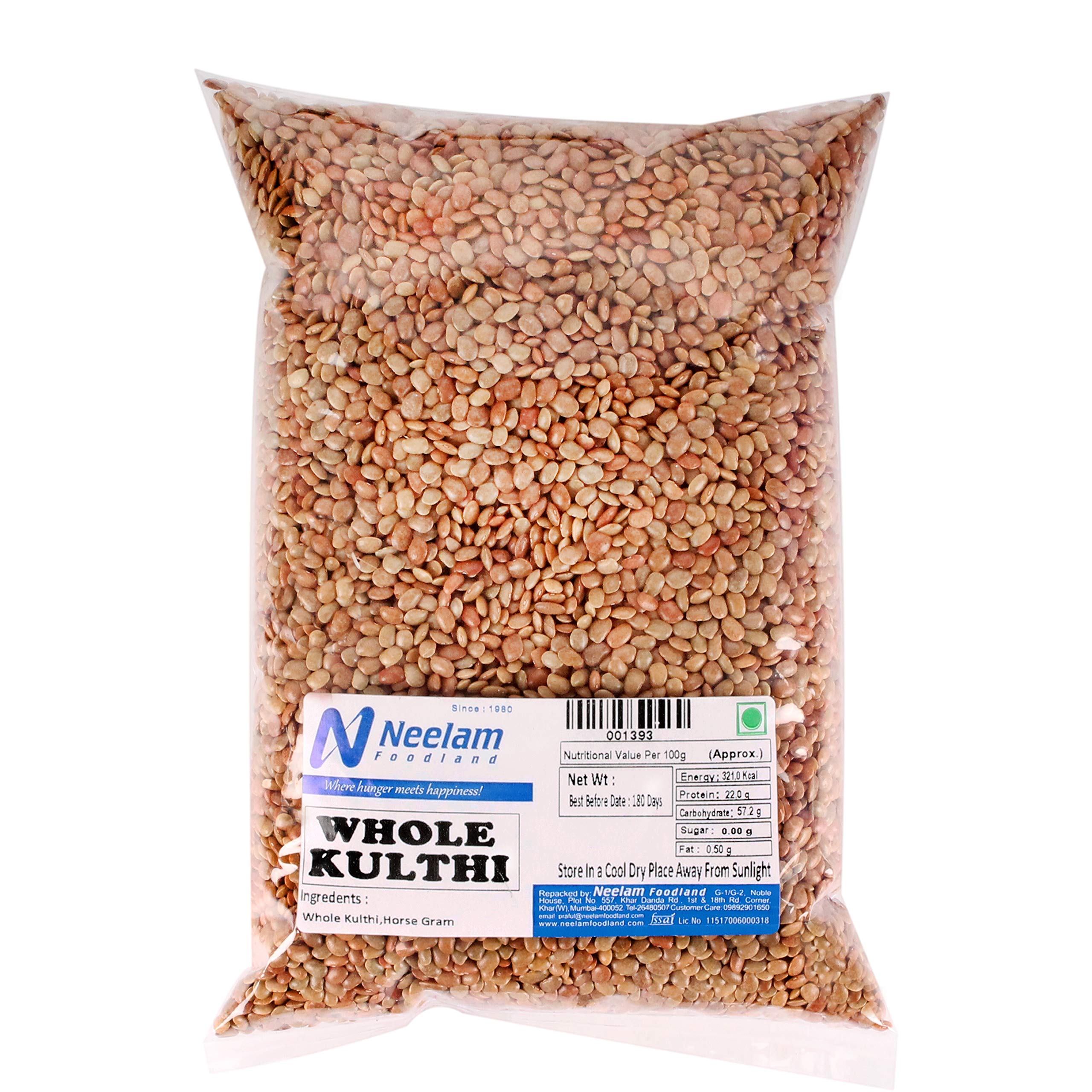 Neelam Foodland Kulthi (Horse Gram), 1 KG - Image 3 thumbnail