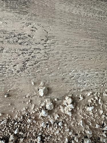 Miniatura 3 de yao or miao Pinturas hechas a mano con purpurina para pared, 28 x 40 pulgadas, arte de pared de playa pintado con grava y piedras, obra de arte