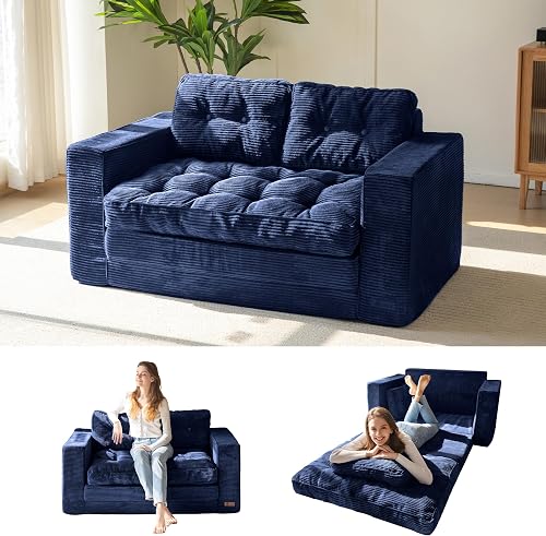 Canapé-lit 140 cm de large avec coussins MAXYOYO
