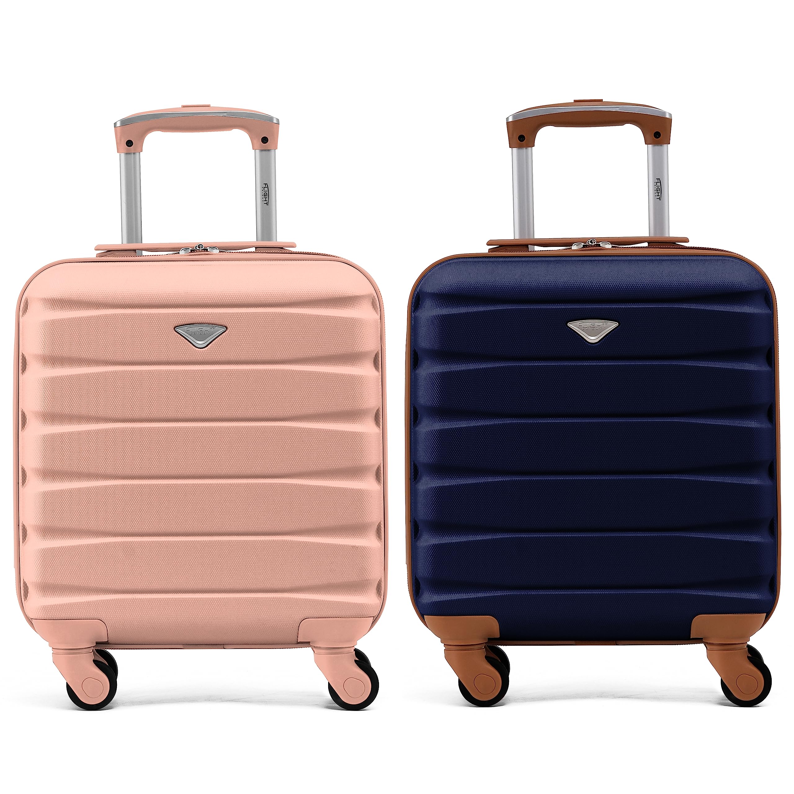 Flight Knight Suitcase Set of 2 Lightweight 4 Wheel ABS Hard Case Cabin Carry On Hand Luggage Approved for Over 100 Airlines Including easyJet, British Airways, Ryanair & Many More 55x35x20cm — view 245