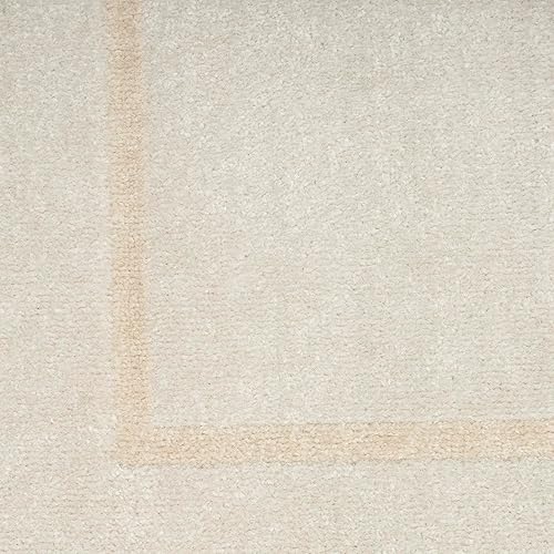 Vista 20 de Nourison Home Essentials - Alfombra contemporánea de 5 x 7 pies, color marfil/negro