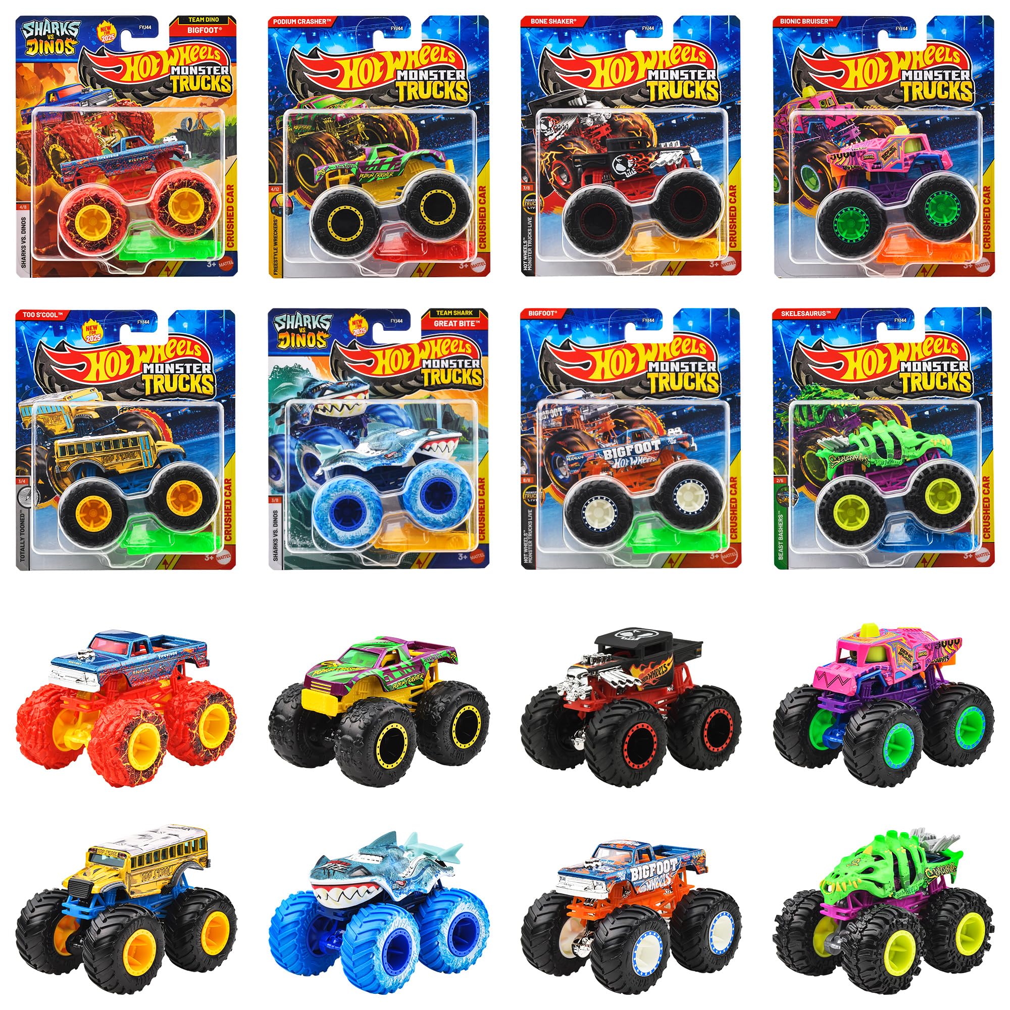 Amazon | ホットウィール(Hot Wheels) モンスタートラック 1:64