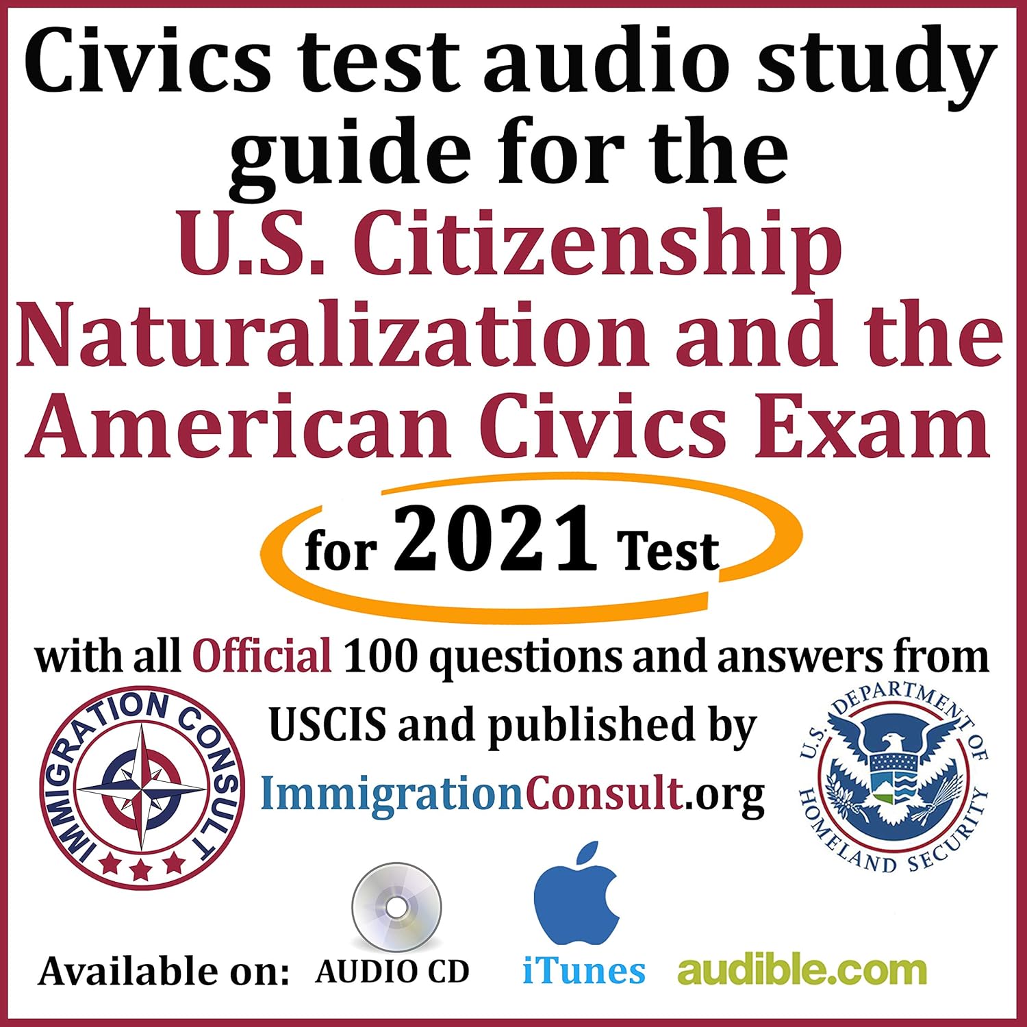 Civics test audio study guide for the U.S. Citizenship naturalization ...