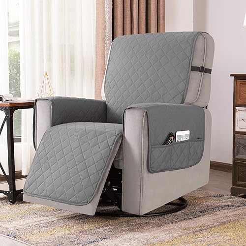 Vista 106 de Chun YI. - Funda reversible para sofá, funda para sillón, fácil de instalar, lavable, cubiertas para sala de estar. Negro