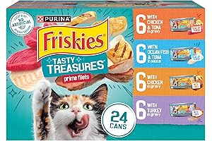 Purina Friskies Prime Filets Wet Cat Food Variety Pack