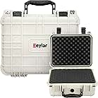 Eylar Protective Hard Camera Case Water & Shock Proof w/Foam TSA Approved 13.37 Inch 11.62 Inch 6 Inch Polar White