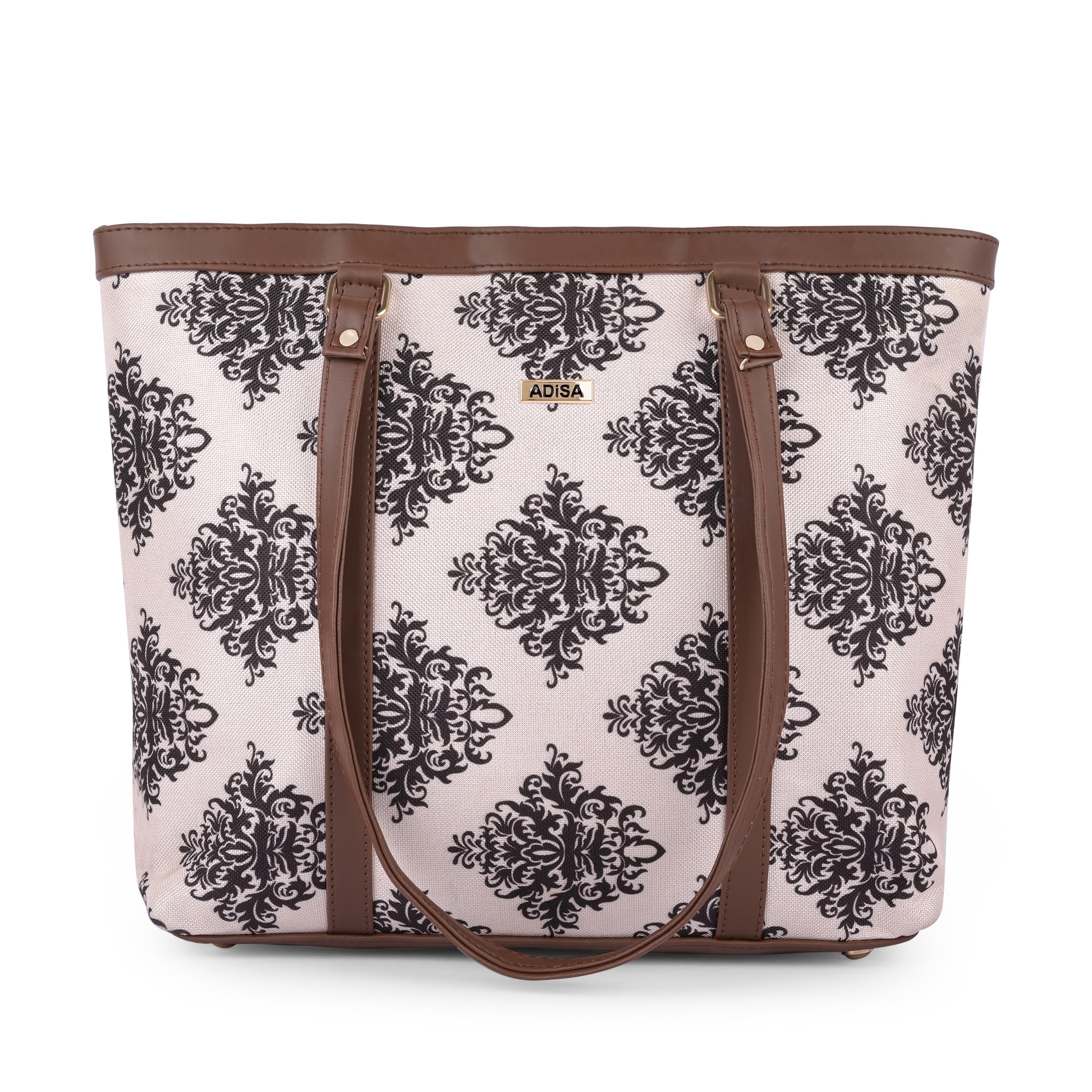 ADISA Women's Office Laptop Handbag Large Printed Shoulder Bag (ADW4087) — Amazon image 7