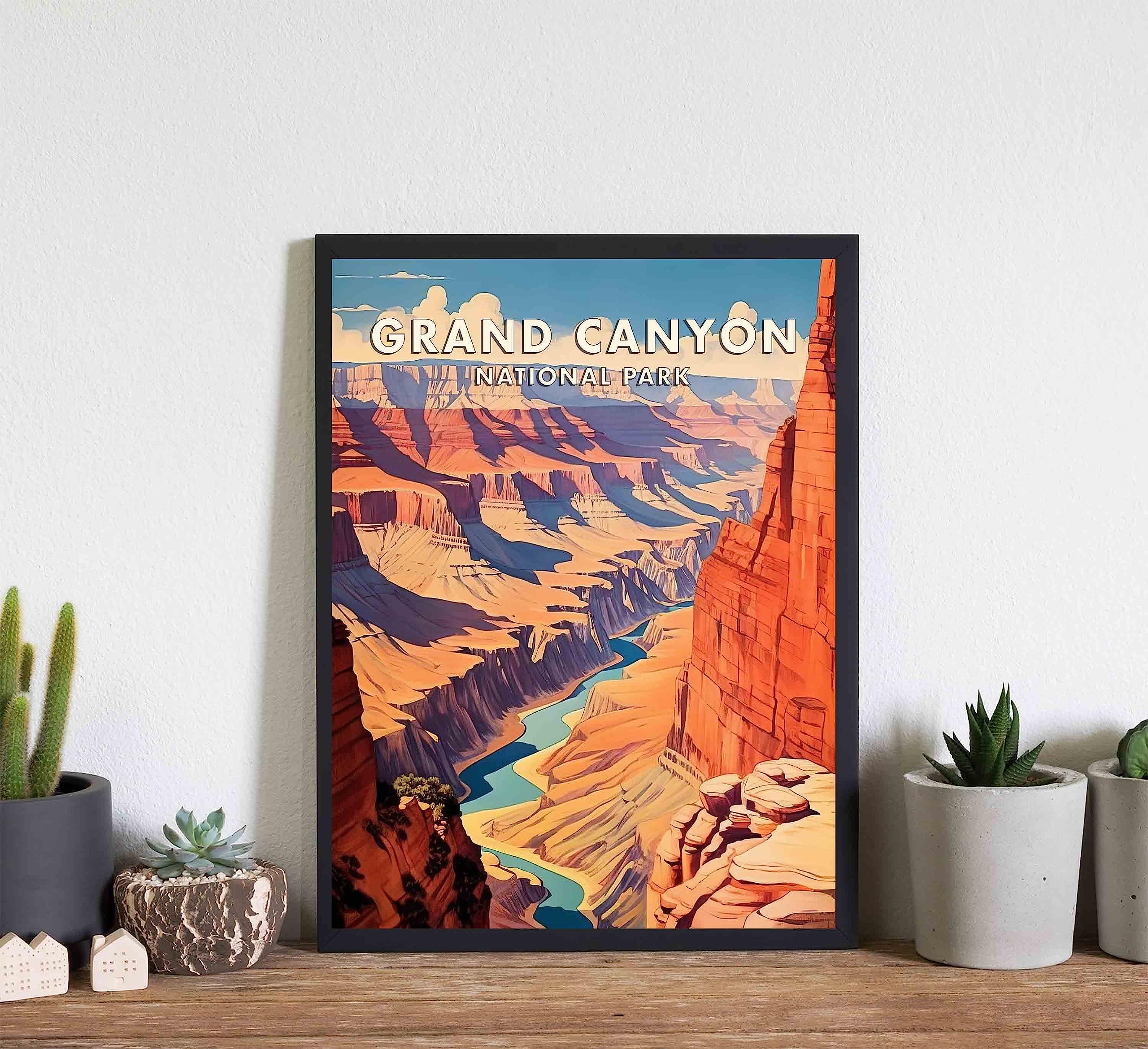 Landschap Grand Canyon National Park Arizona VS Canvas Schilderij Posters en Prints Wall Art Foto's Kamer Home Decor Geen Frame – koop de beste producten in de online winkel