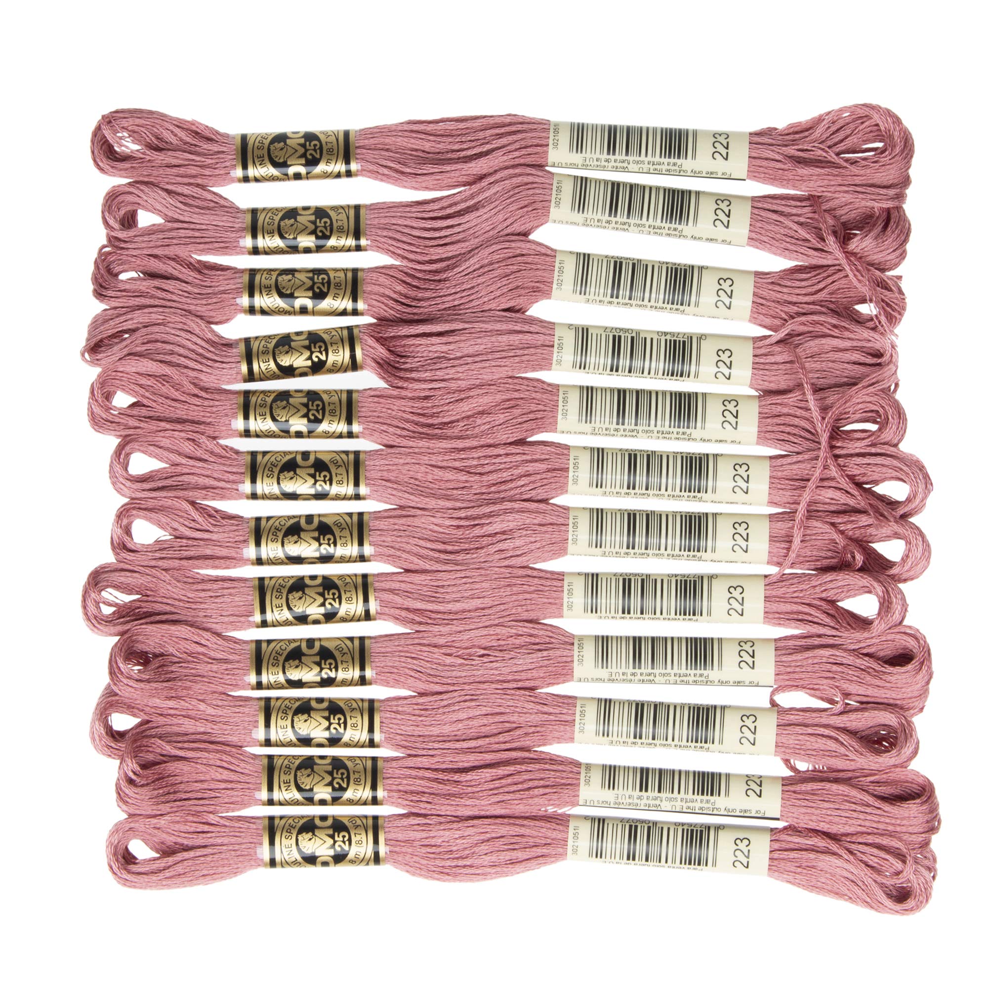 DMC 6-Strand Embroidery Cotton Floss, Medium Shell Pink