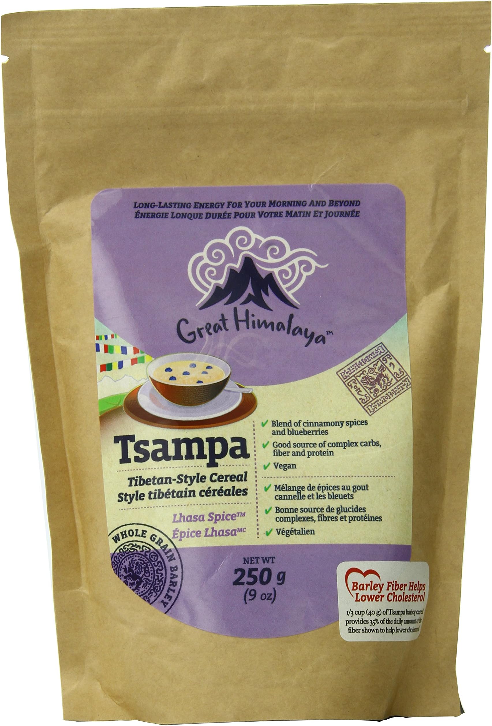 Great Himalaya Tsampa Cereal, Lhasa Spice, 9 Ounce