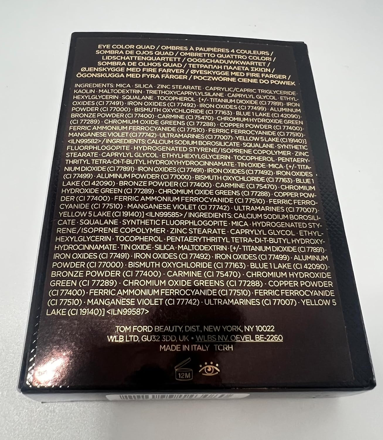 Tom Ford Eye Color Quad Eyeshadow Palette - 43 Ambrosia .28 oz / 8 g.