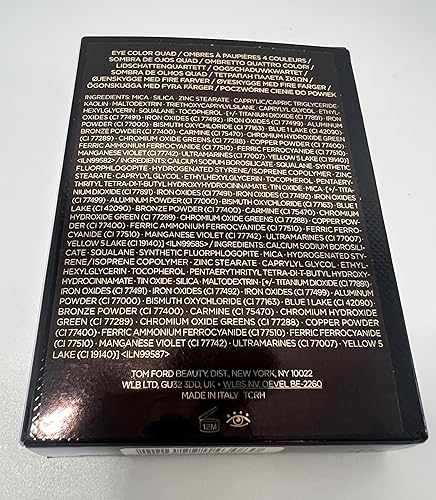 Miniatura 4 de Tom Ford Paleta de sombras de ojos cuádruple de colores de ojos - 43 Ambrosia .28 oz  8 g.