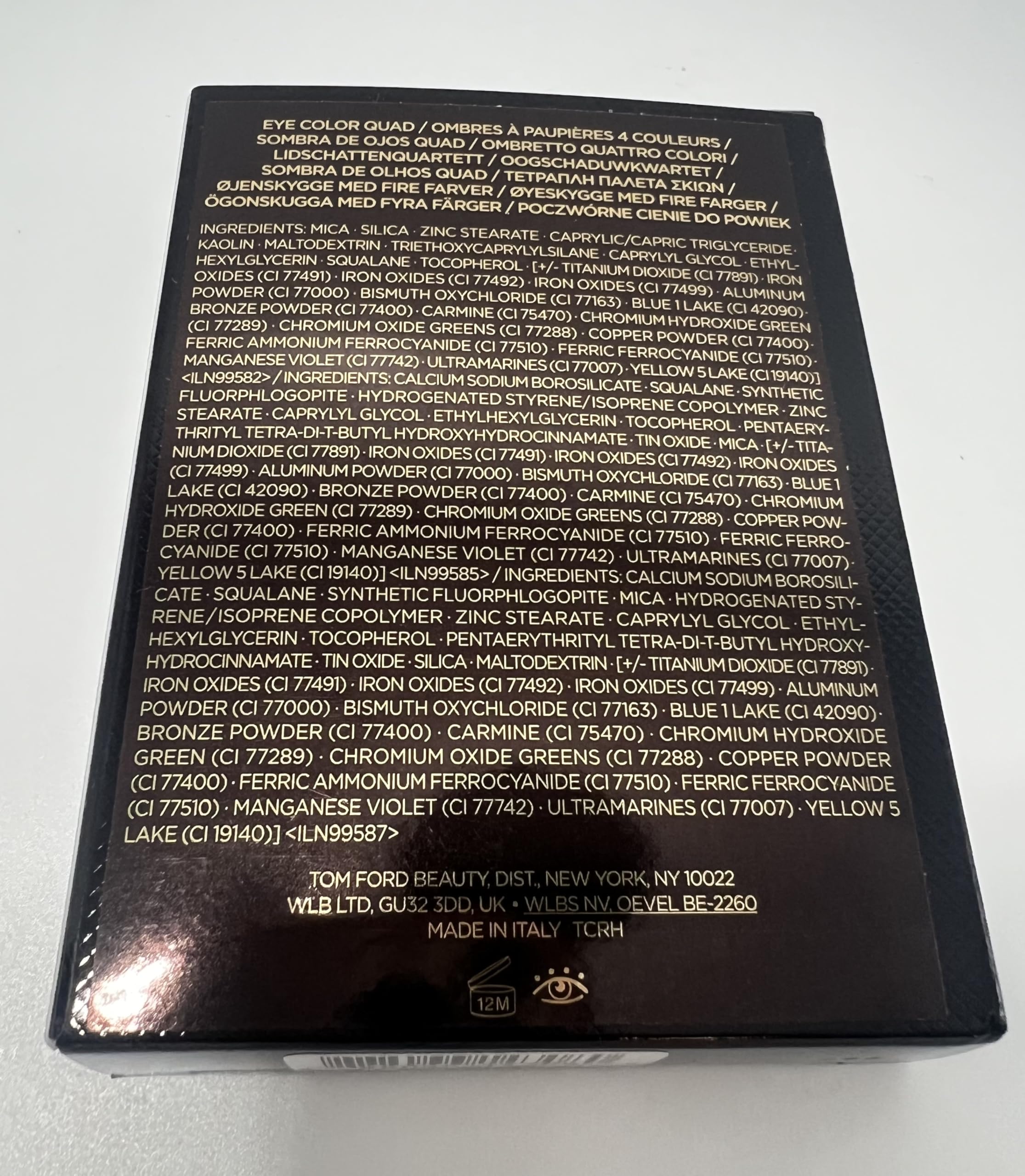 Amazon.com : Tom Ford Eye Color Quad Eyeshadow Palette - 43