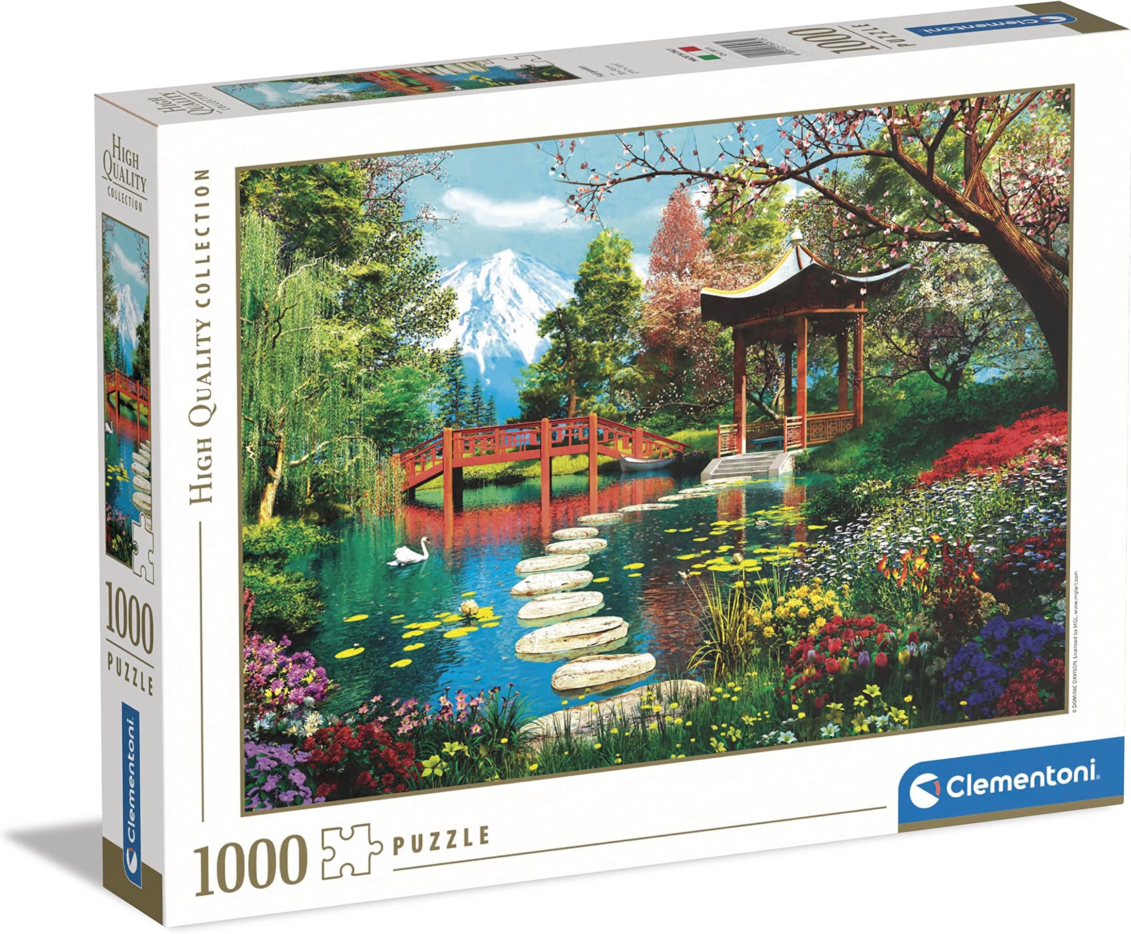39513 Fuji Garten Puzzle 1000 Pieces, Skill Game for the Whole Family, Colourful Tile Game, Adult Puzzle from 14 Years