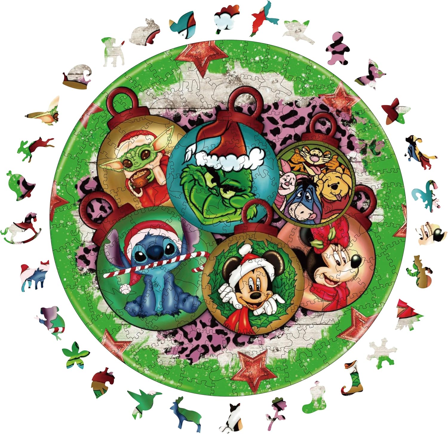 Amazon.com: Christmas Puzzle, Wooden Puzzles for Adults, 200 Piece ...