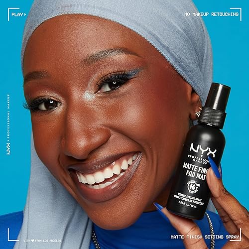 Vista 6 de NYX PROFESSIONAL MAKEUP - Espray fijador de maquillaje, acabado húmedo, fórmula vegana de larga duración (el embalaje puede variar)