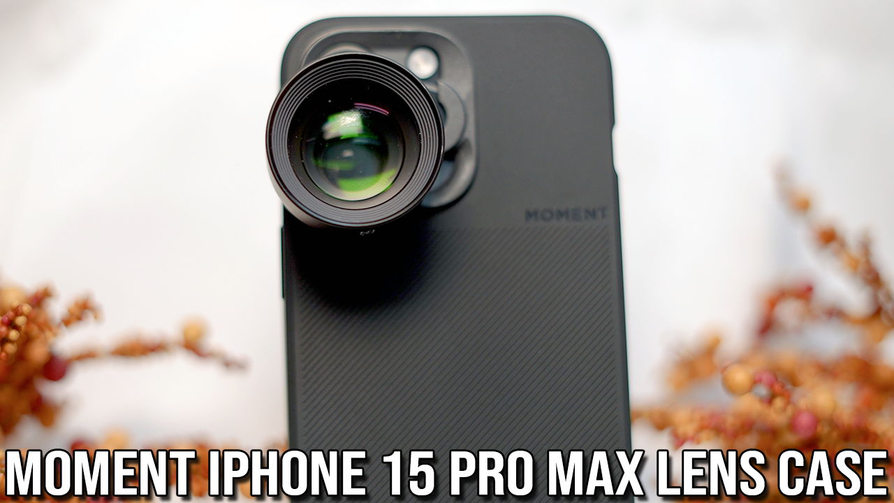 Watch Moment T-Series Lens iPhone 15 Pro Max Case on Amazon Live