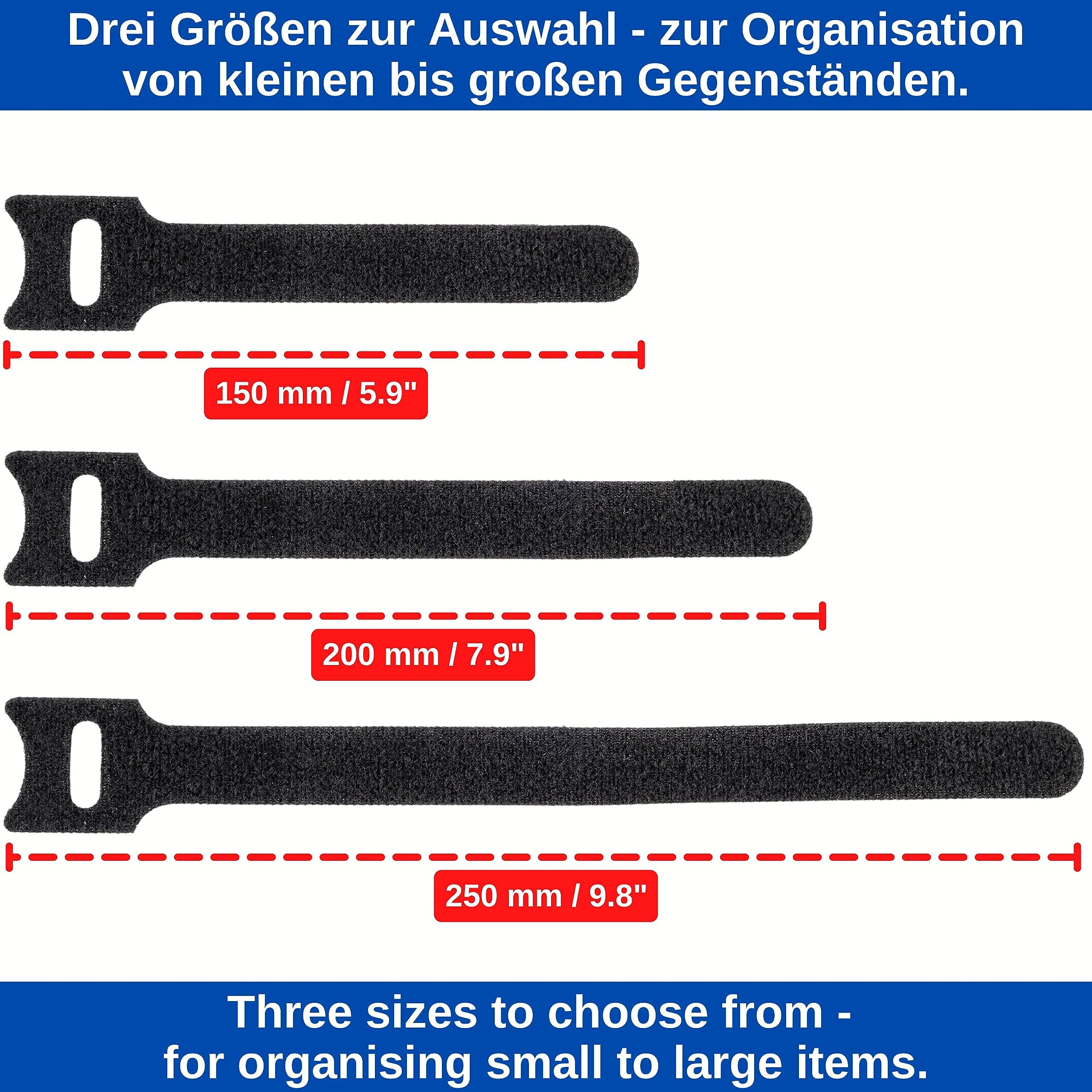 Fascette Fermacavi H&S | 50 Pezzi Riutilizzabili In Nylon - Foto 4