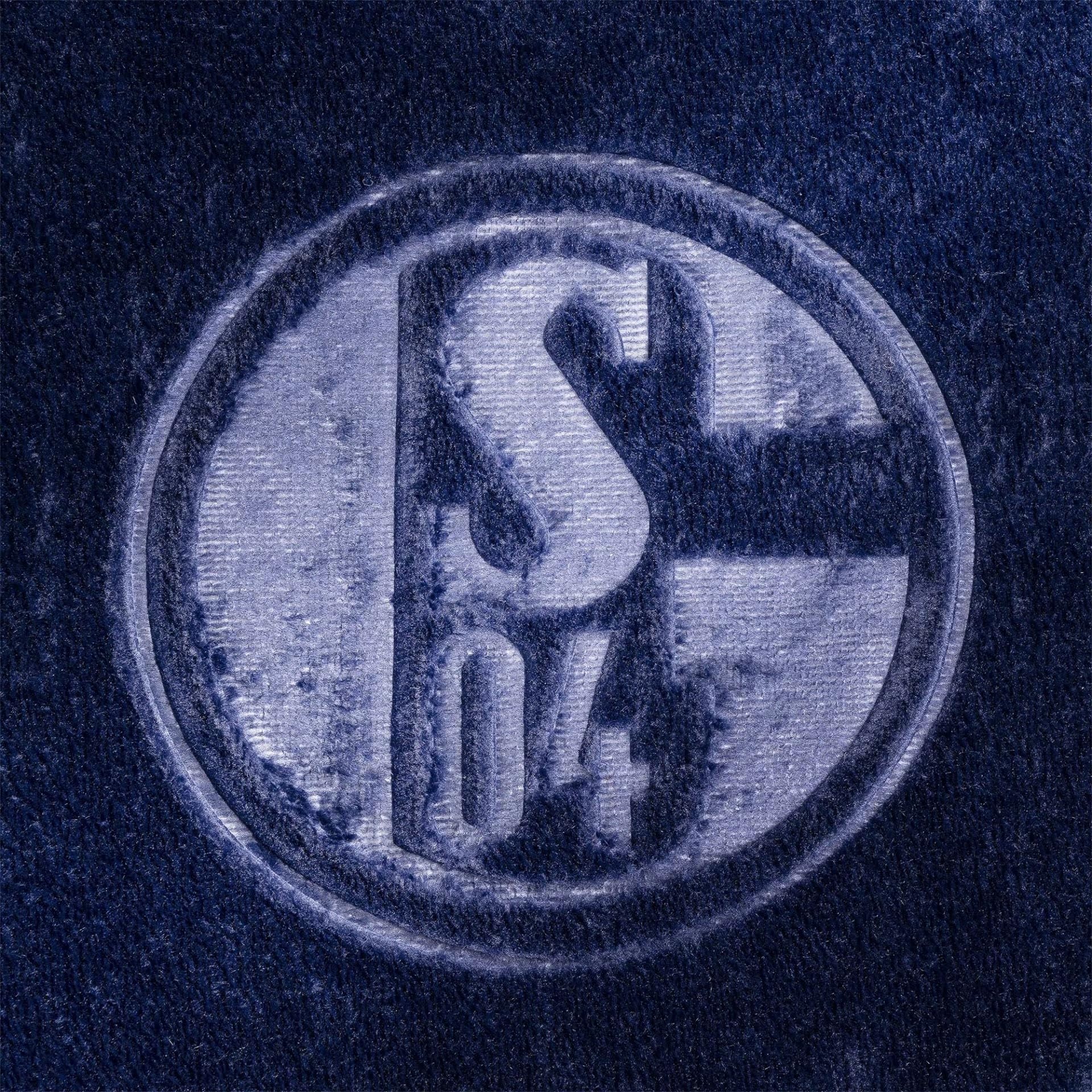 FC Schalke 04 Decke geprägt Navy - *
