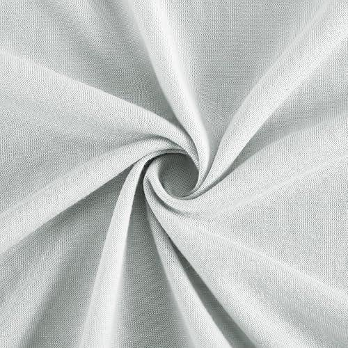 Miniatura 6 de TILLYOU Set de 2 sábanas de punto de jersey para moisés, 32x16, flexibles para distintos colchones de cuna y moisés, muy suaves, transpirables,