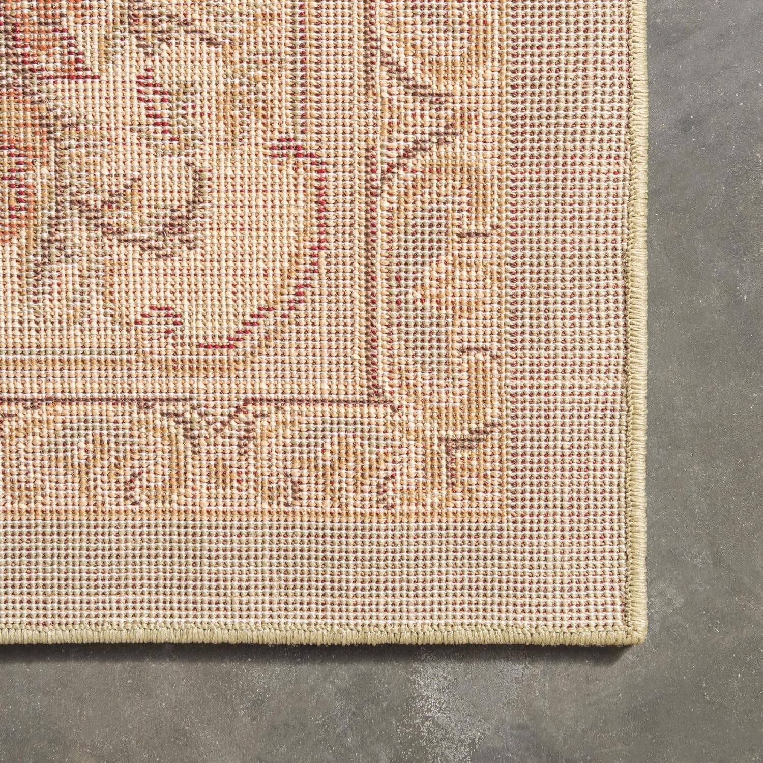 Unique Loom Versailles Collection Traditional Classic Floral Motif Area Rug (5' 0 x 5' 0 Octagon, Green/Ivory)