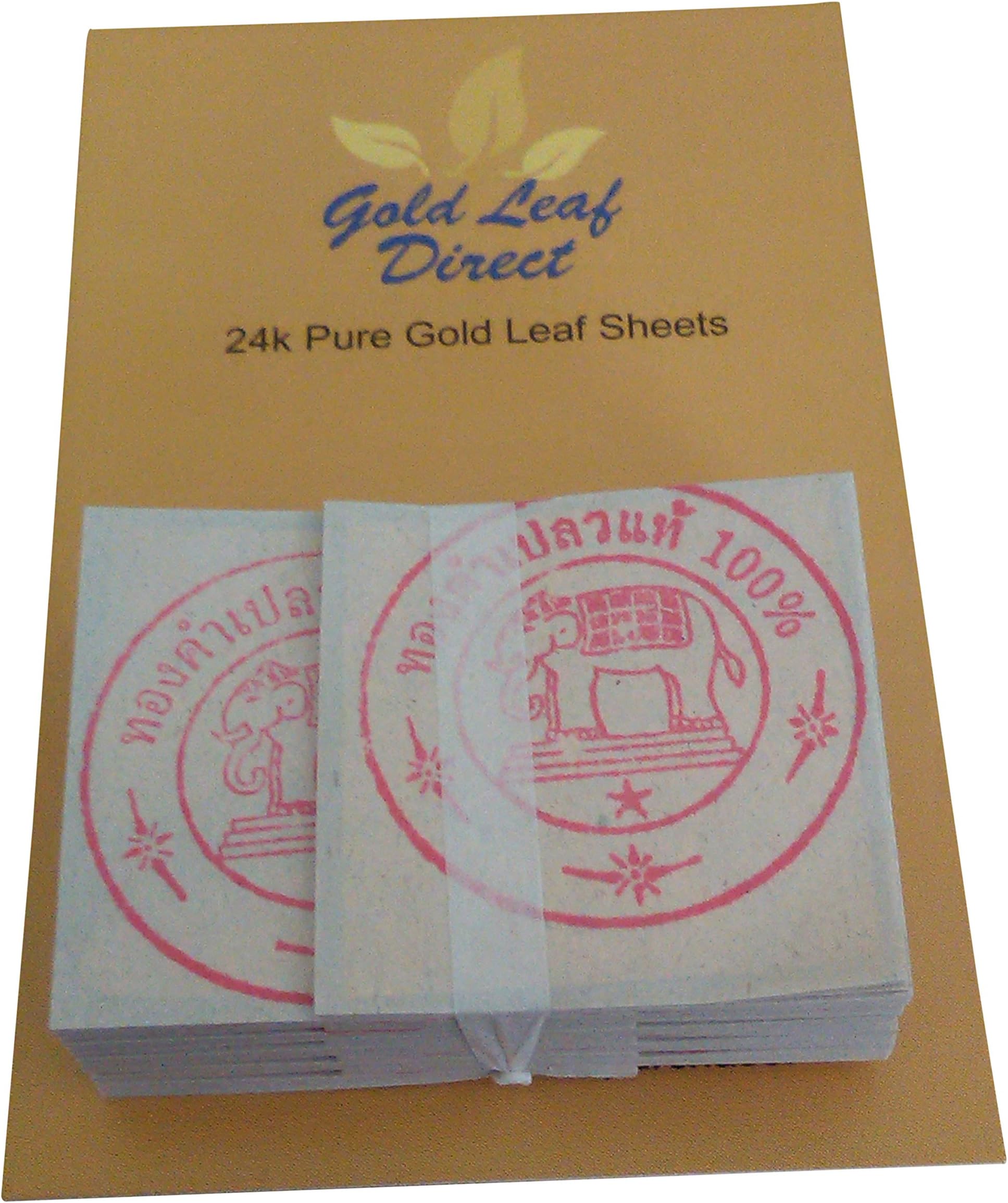 Pure Gold Leaf 24k Real 100% Edible ct x 100 Sheets