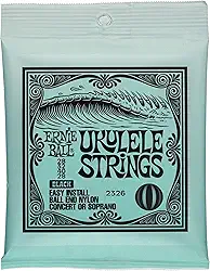 Ernie Ball Ukulele Ball End Nylon Strings, Black (P02326)