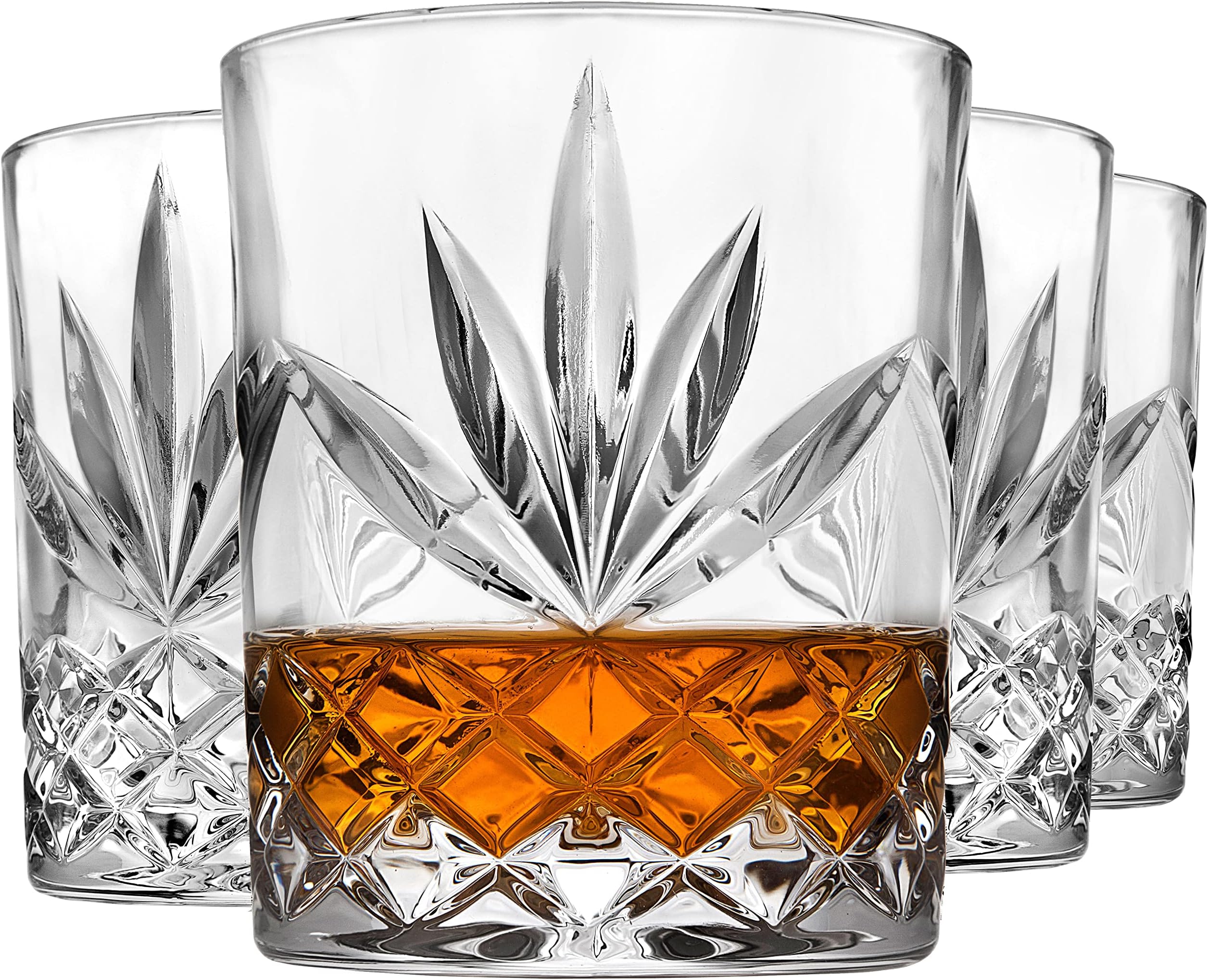 Godinger Dublin Double Old Fashioned Whiskey Glasses, Set