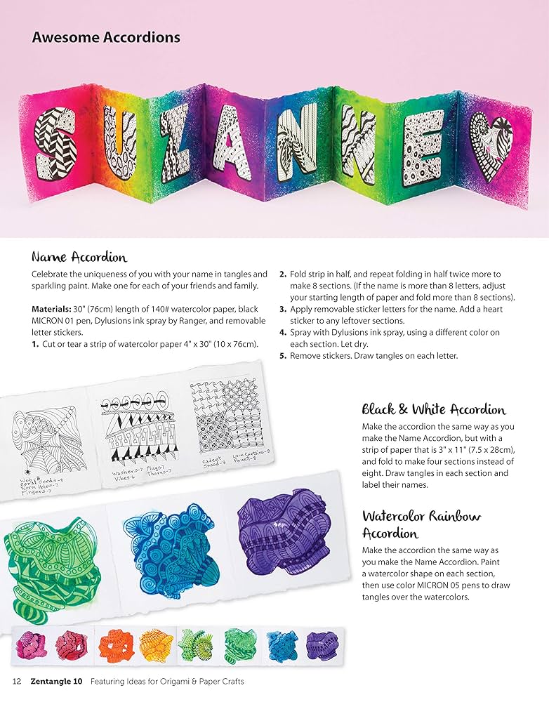 図鑑10冊セット Zentangle (R) 10, Workbook Edition: Dimensional Tangle