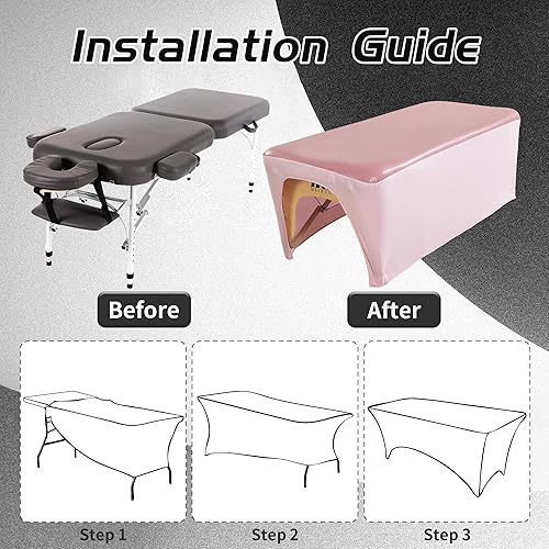 Miniatura 6 de HOMBYS Funda de cama impermeable reutilizable para cama de extensión de pestañas, juego de sábanas ajustables de línea protectora elástica para cama