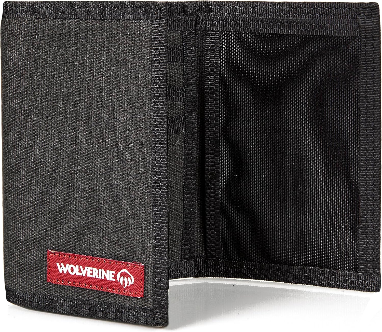 Wolverine Mens Bifold Wallet | RFID Protection | ID Window | Card Slots | Bill Pocket | Durable | Leather | Canvas - Image 4