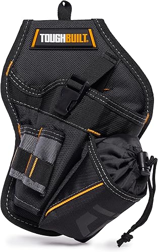 Miniatura 2 de ToughBuilt – Compact Drill Holster, Heavy-Duty Tool Holster with ClipTech Hub, Adjustable Drill Strap, Bit Pockets, and Rugged 1680D Construction