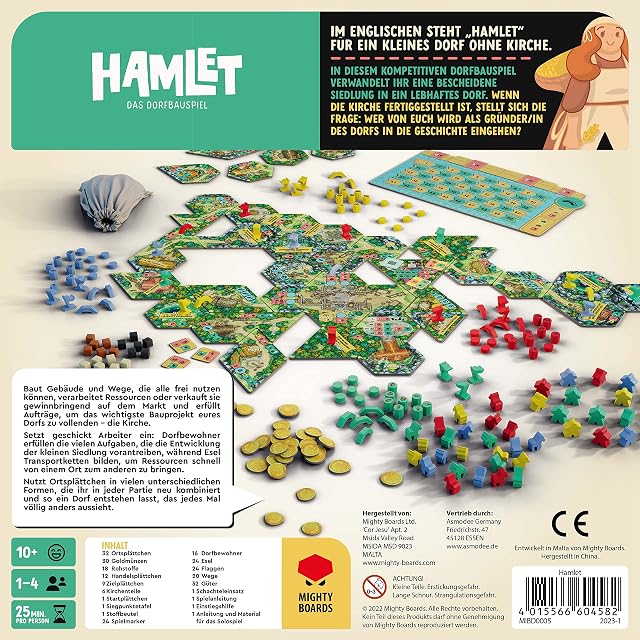 Foto 3 de 8 de Mighty Boards, Hamlet: El Juego de construcción de Pueblo, Juego de Mesa, 1-4 Jugadores