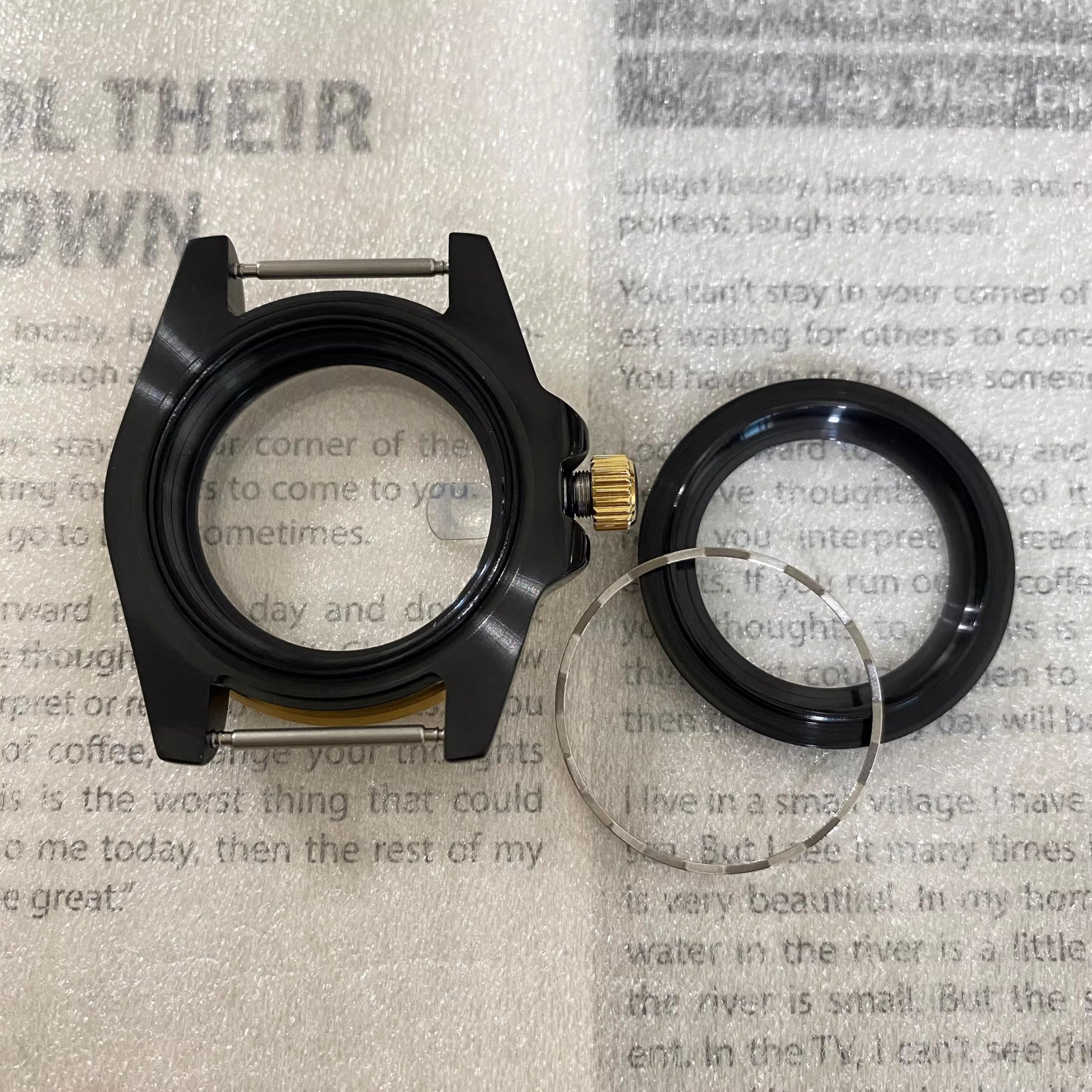 40mm Nurkowa Koperta Zegarka Zestaw Modyfikacji, dla Mechanizm NH35 NH36 28,5mm Tarcza, Zamiennik Wodoodporna Koperta Zegarka dla Rolex