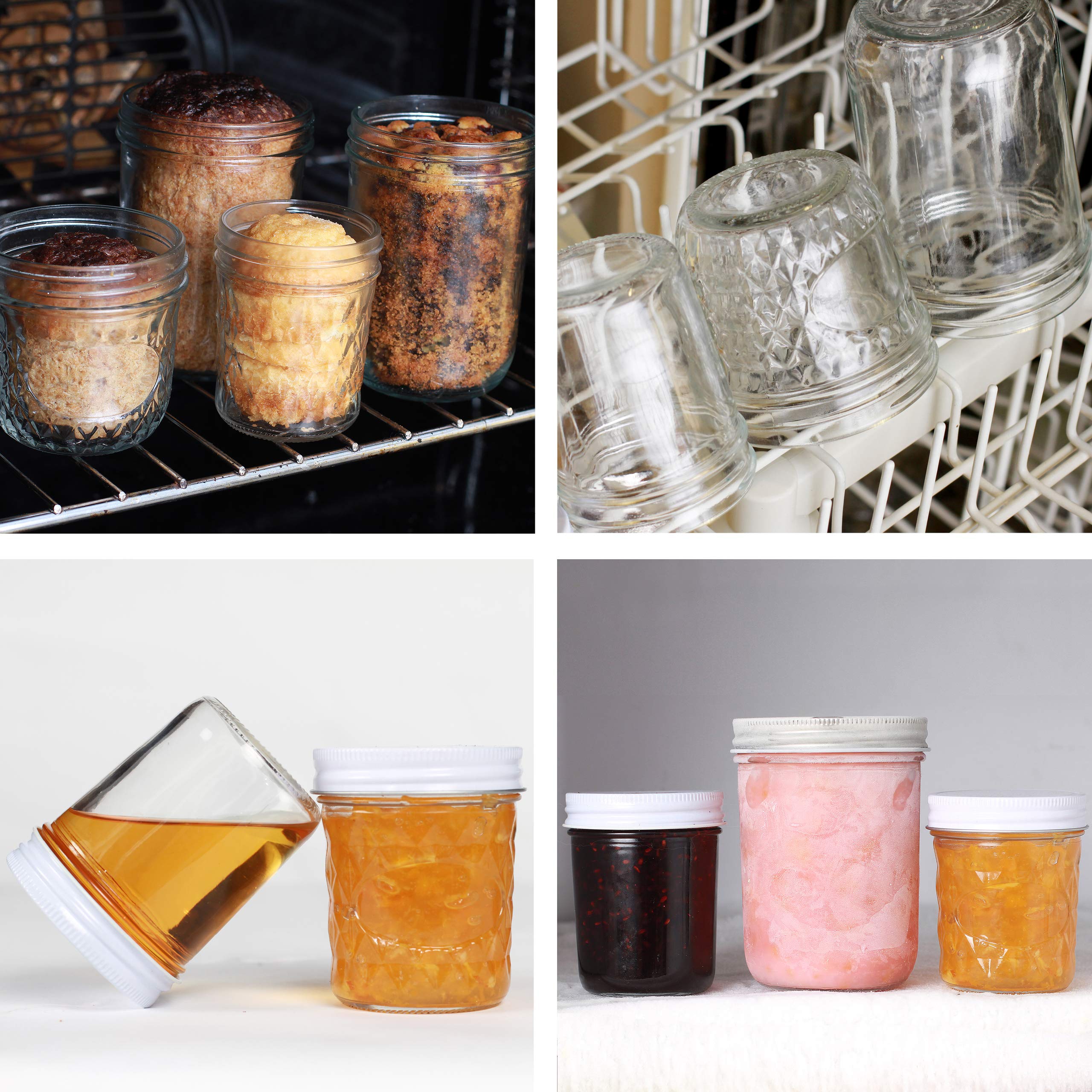 Bocaux Verre Coeur 12 Bocaux En Verre Cœur 200ml Avec Couvercle - Pots Confiture, Dessert, Yaourt - Cadeau Mariage Ou Fête Bocal Dessert 200ml