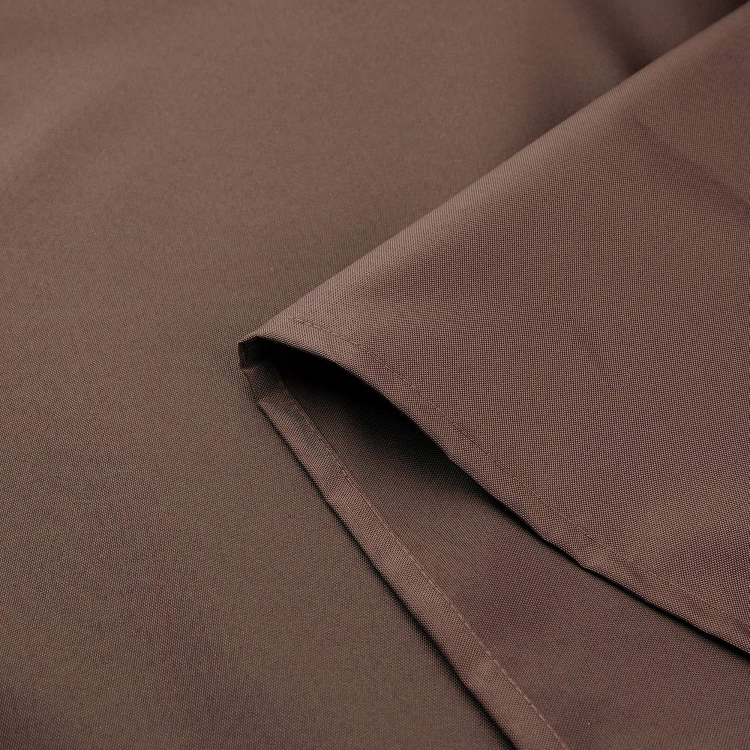 UFRIDAY Elegant Design Polyester Shower Curtain Waterproof, Standard Size Shower Curtain Durable, Chocolate, 72-inch x 72-inch