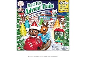 Elf on the Shelf North Pole Advent Train: 24 Days of Surprises