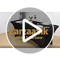 2-Pack 6ft Black Spandex Table Covers for Rectangle Standard Folding Tables - Wrinkle Resistant Stretch Tablecloths - Ultimate Fitted Table Protector for Parties, Trade Shows, Banquet - Image 8