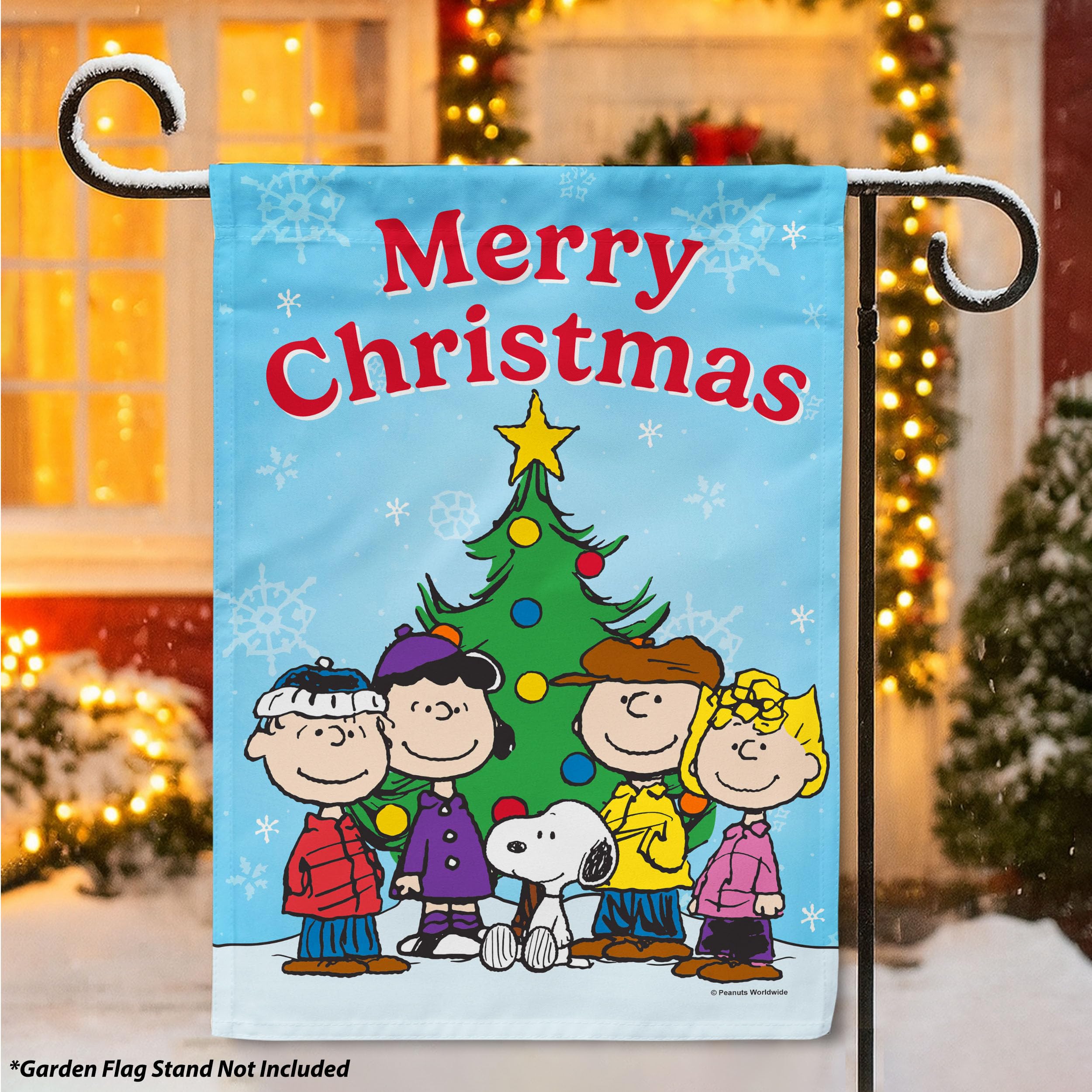Amazon.com : Flagology, PEANUTS® Merry Christmas Snoopy and the