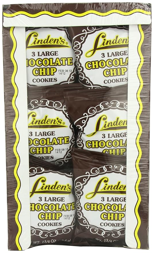Linden's Large Cookies, Chocolate Chip, 18 Count Grocery