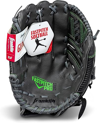 Miniatura 8 de Franklin Sports - Guantes de softball de la serie profesional Fastpitch, mano derecha o izquierda, tallas para adultos y jóvenes de 11, 11.5, 12,