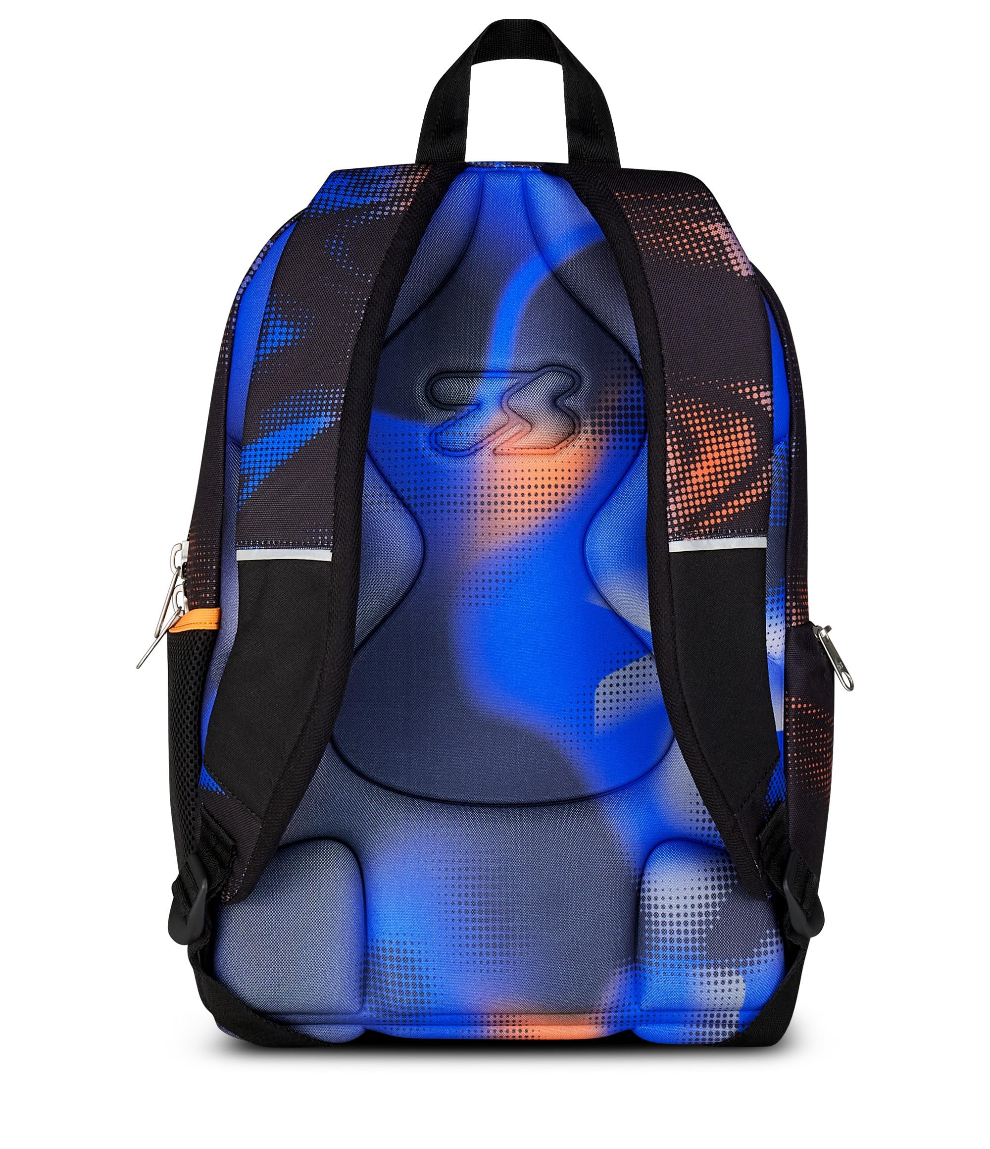 Seven Zaino Scuola Dual, Nero Blu, Doppio Scomparto Da 31 L, Con Tasca Per PC, Tasca Per Borraccia e Tasca Con Organizer, Scuola Media e Superiore, Zaino Ragazzo