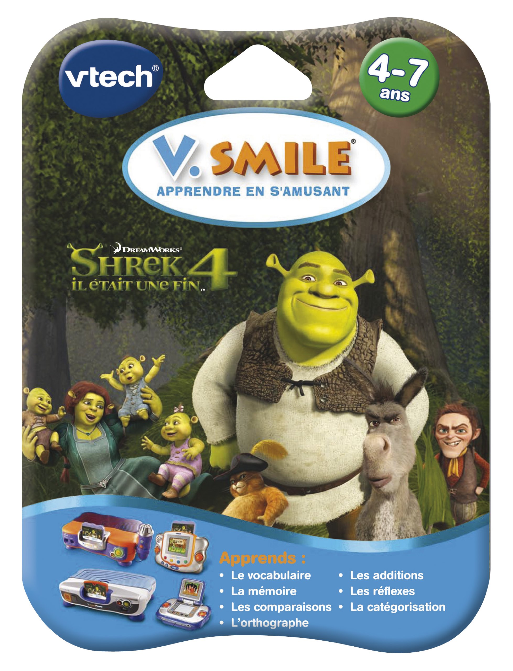 VTech - Cartouche de jeu V.Smile (Motion) Shrek 4 - 84505