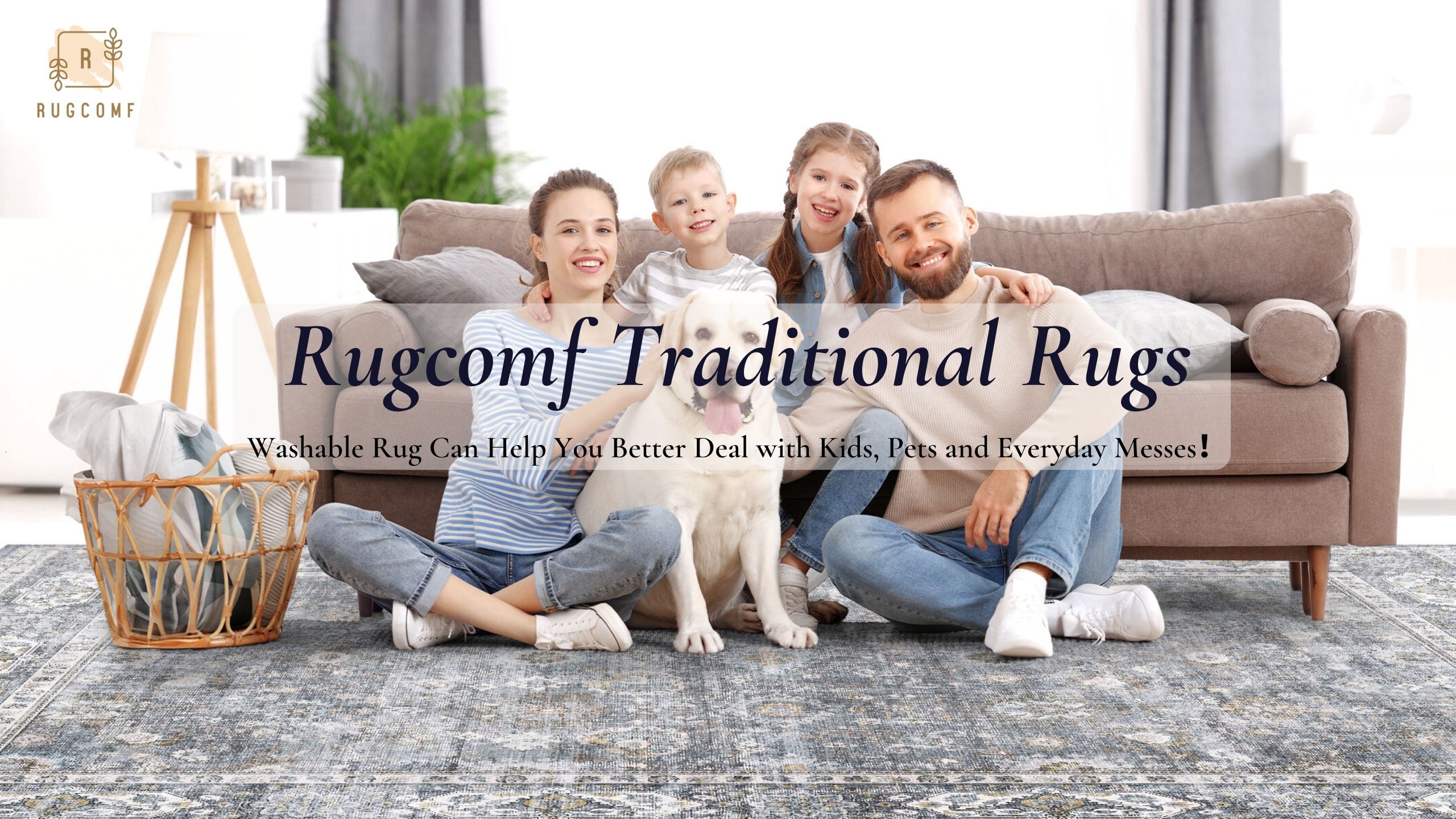 Amazon.com: Rugcomf 8x10 Rug Washable Boho Soft Large Area Rug Non