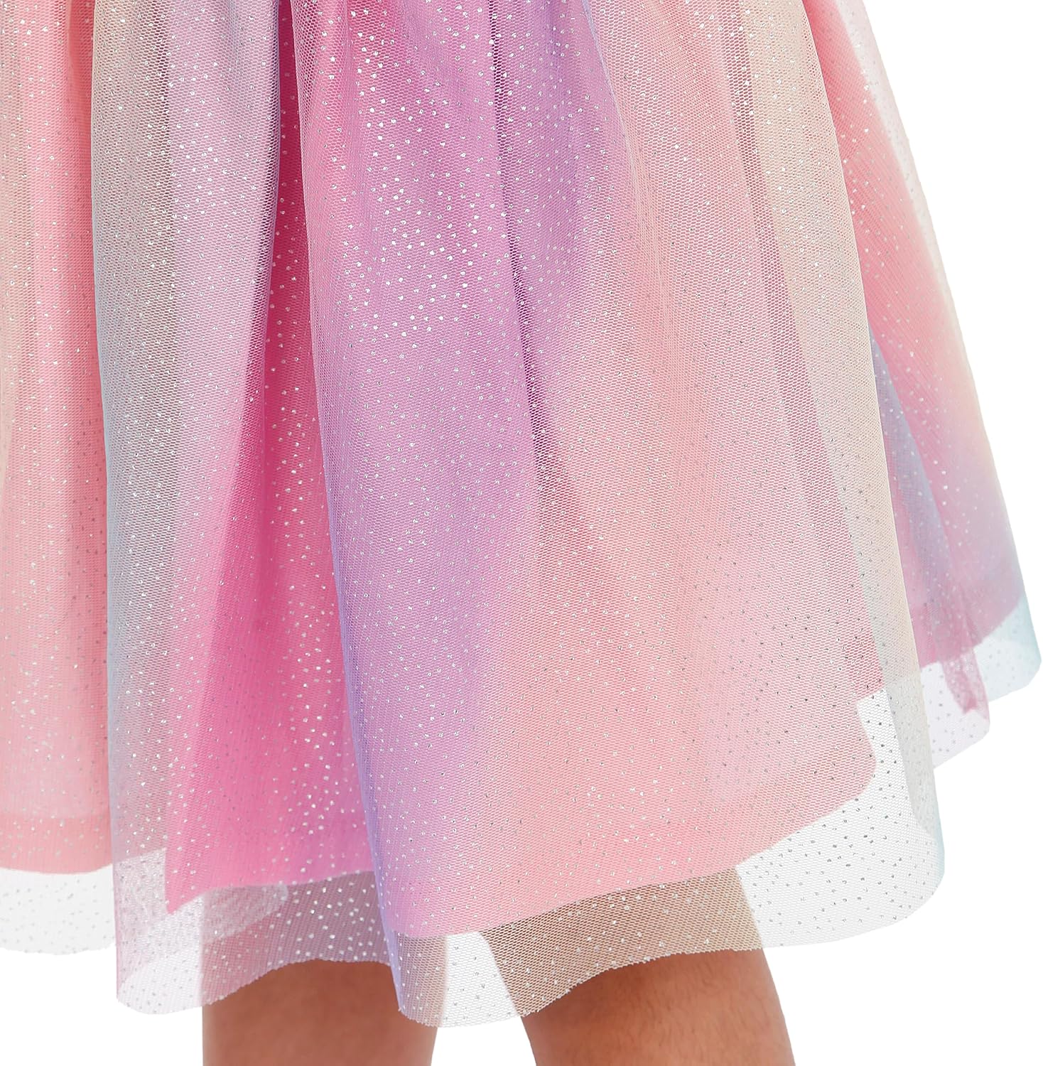 DREAMWORKS GABBY'S DOLLHOUSE Girls Shirt And Tutu Skirt | Party Outfit | Girls Shirt And Glitter Skirt | Purple 8 - Image 4