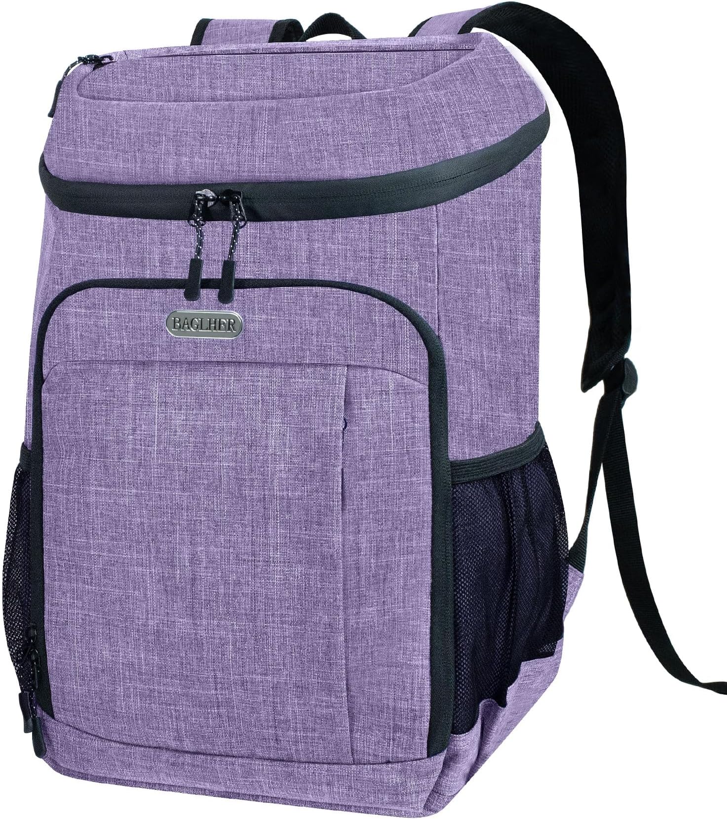 BAGLHER Lightweight Insulated Cooler Backpack - 30 Cans, Leak-Proof for Lunch, Picnic, Hiking, Camping Trips