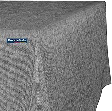 TEXMAXX® Premium Christmas Tablecloth Square Made to Measure – Choice of Colours and Sizes – Table Cloths in Linen Design – Lotus Effect with Stain Protection