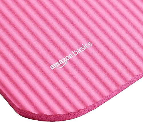 Vista 35 de Yaxa Basics Extra Thick Exercise Yoga Mat with Carrying Strap Azul