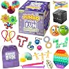 DS Brands Sensory Fidget Toy Set- 30 PC Jumbo Fidget Box with Simple Pop It- Toys for Autism Adhd- Perfect Stocking Filler for Kids, Girls, Boys, Adults Gift Pack